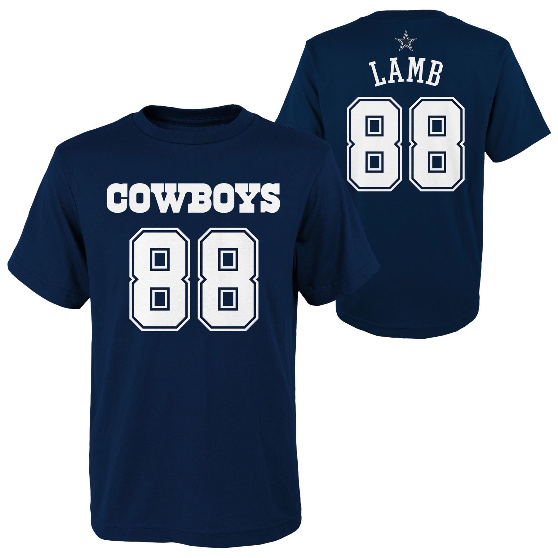 Jersey Dallas Cowboys #88 Lamb Navy