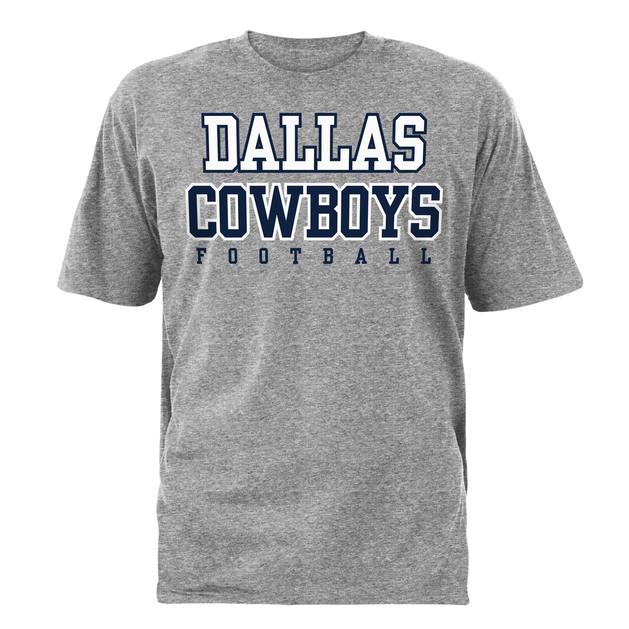 Playera Dallas Cowboys Football Básica  Gris Jaspeado