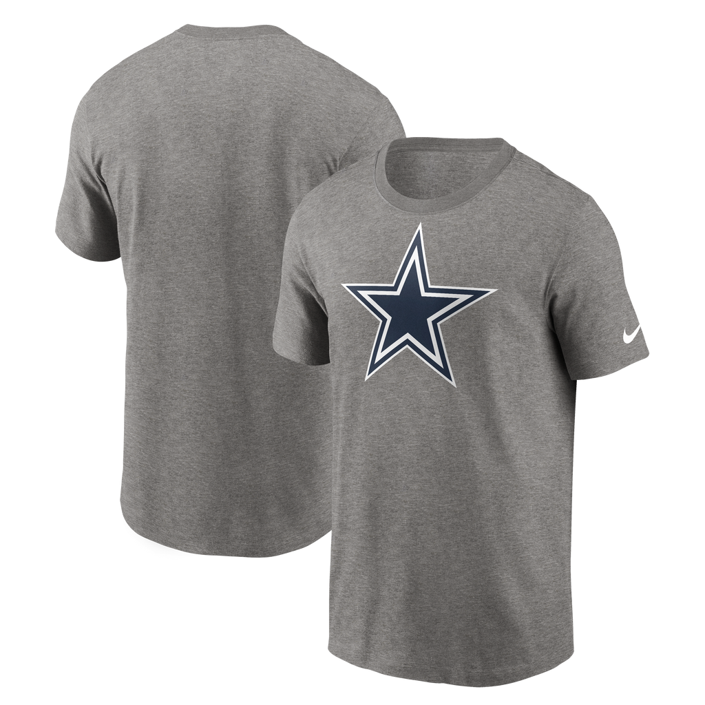 Playera Nike Gris Dallas Cowboys  Logo Essential