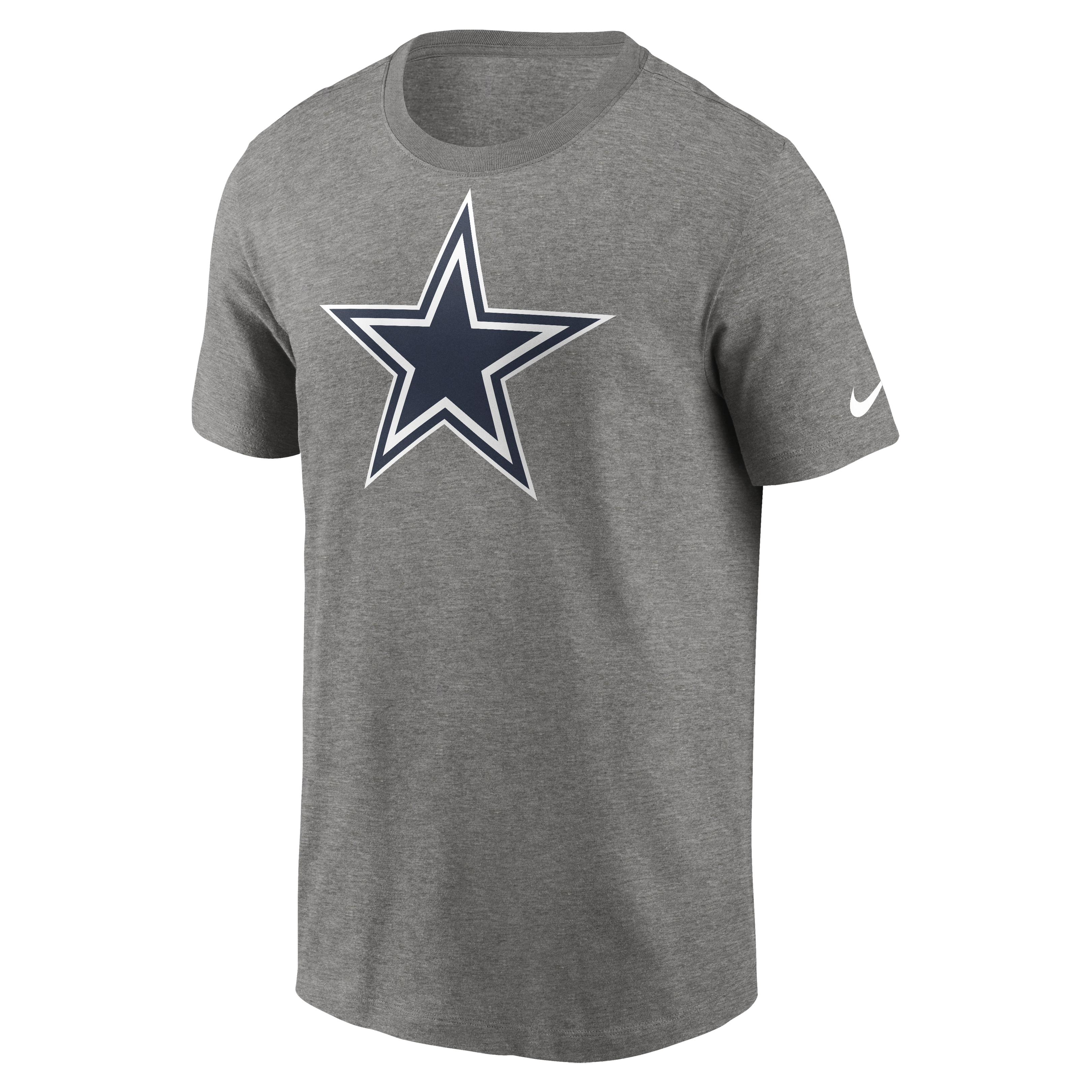 Playera Nike Gris Dallas Cowboys  Logo Essential