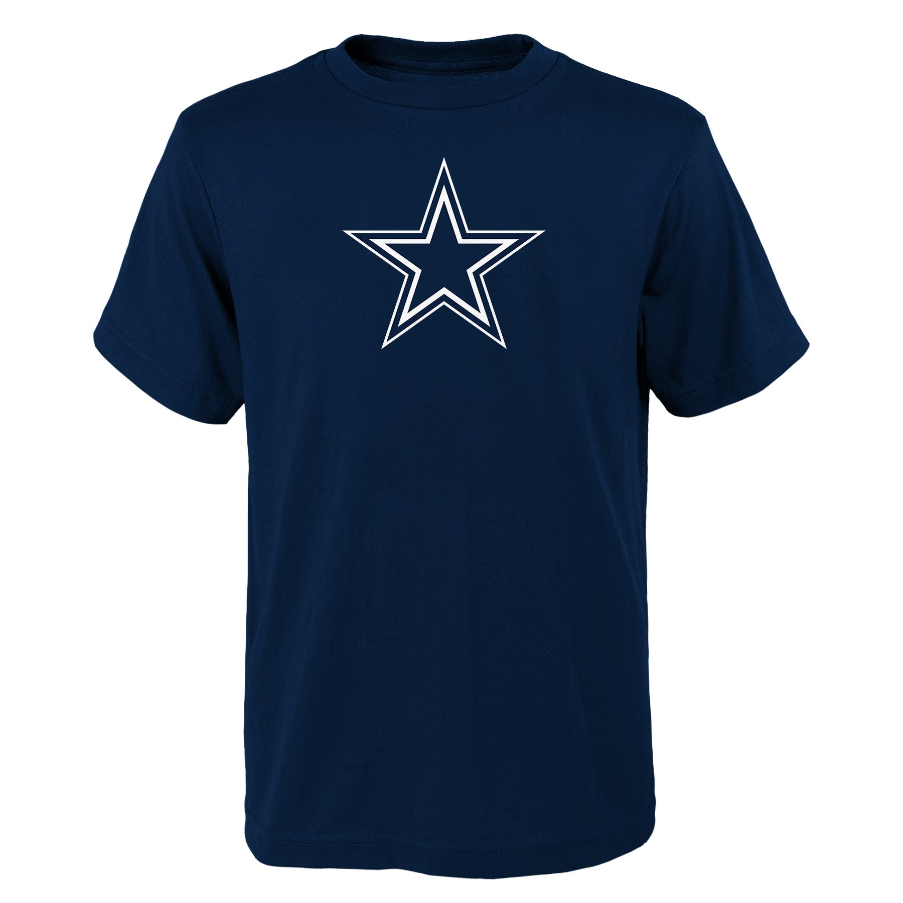 Playera Infantil Dallas Cowboys Logo Essential  Azul Marino