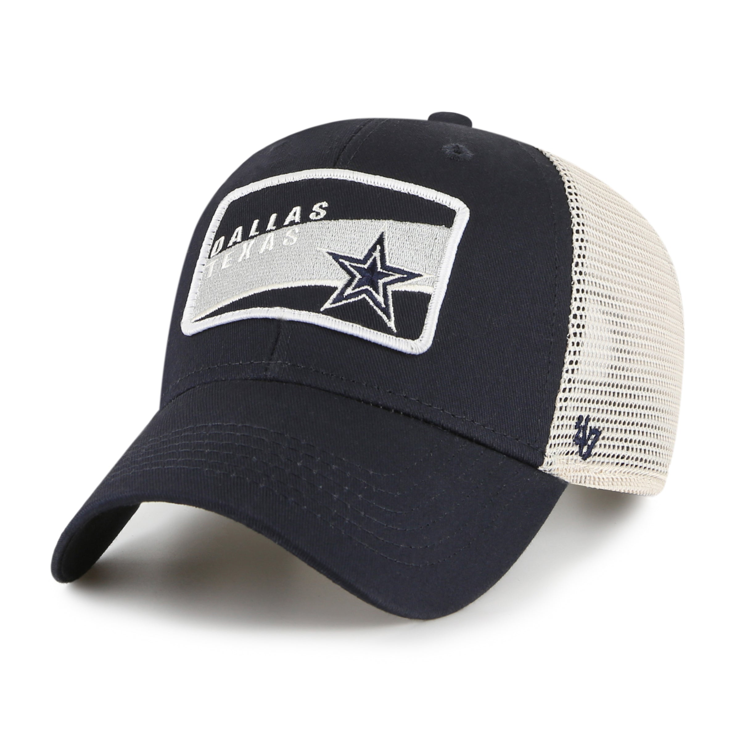 Gorra Dallas Cowboys '47 Brand Trucker Texas Flag Patch