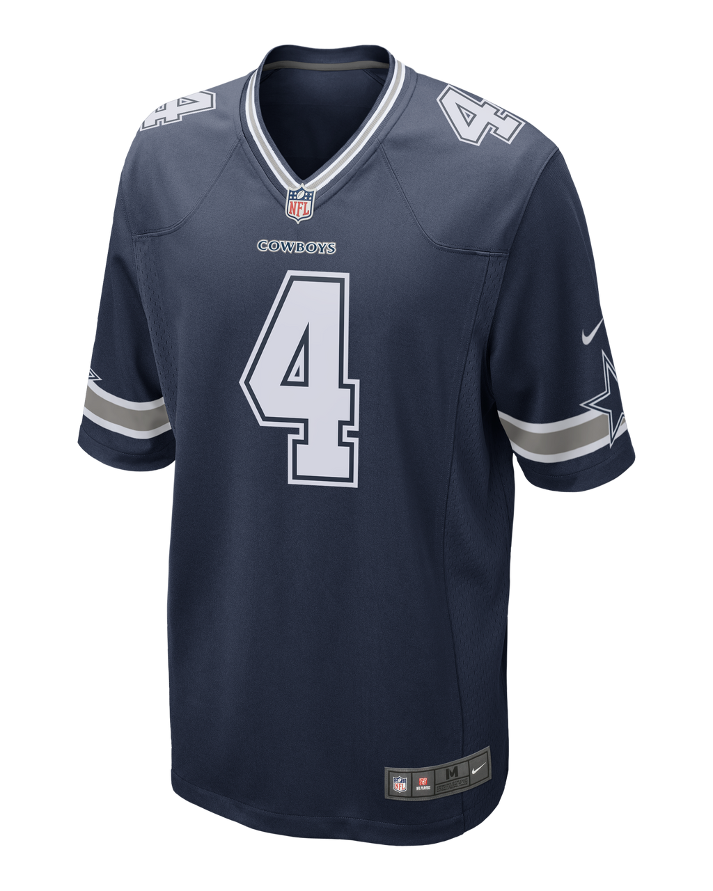 Jersey Nike Dallas Cowboys  Game Dak Prescot Azul Marino