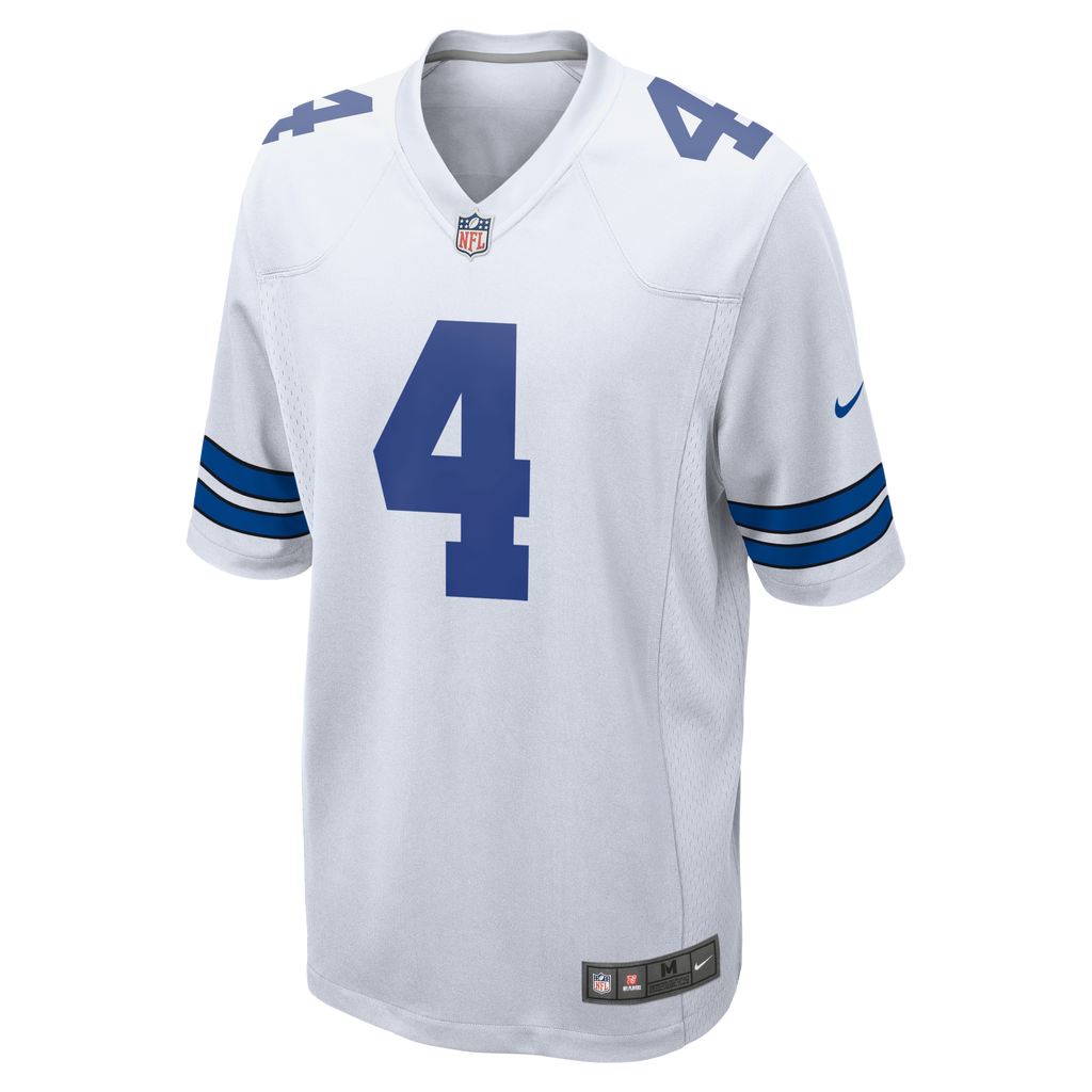Jersey Nike Blanco Dallas Cowboys  Game Dak Prescott