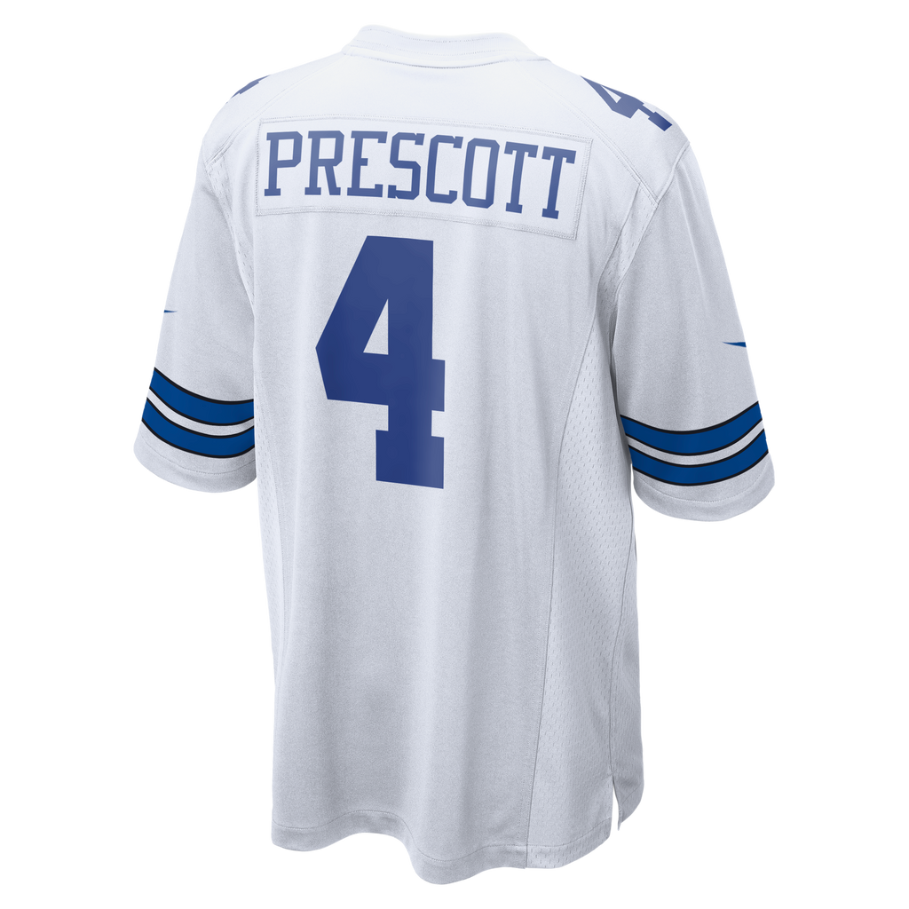 Jersey Nike Blanco Dallas Cowboys  Game Dak Prescott