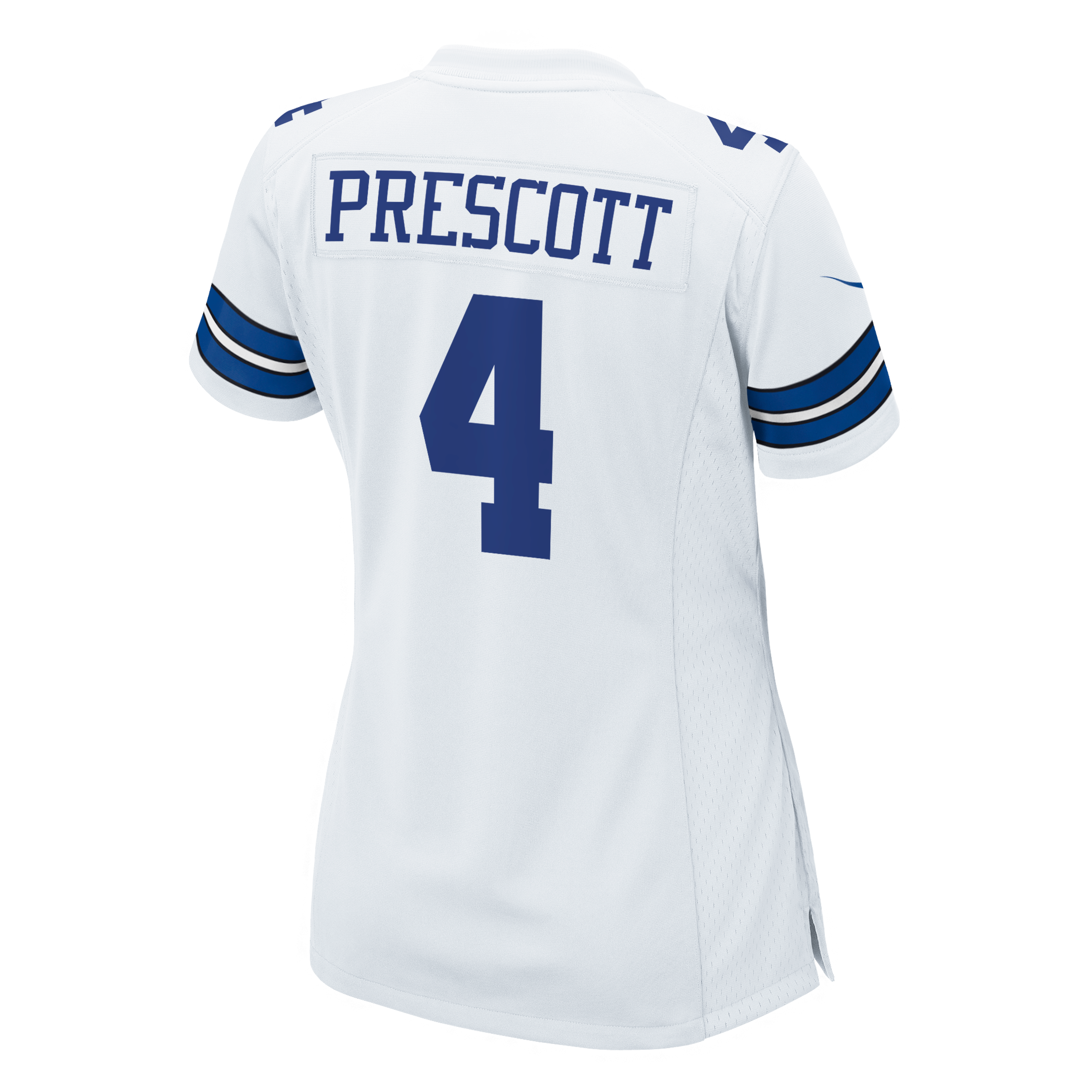 Jersey Dallas Cowboys Mujer Nike Game Dak Prescott  Blanco