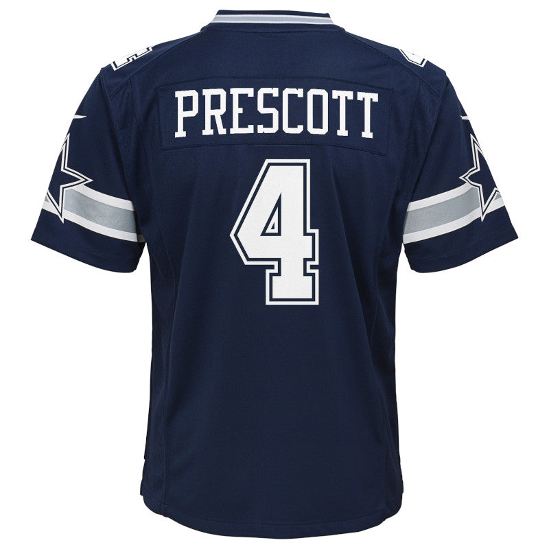 Hombre Nike Dak Prescott Azul marino Dallas Cowboys Vapor F.U.S.E. Camiseta limitada