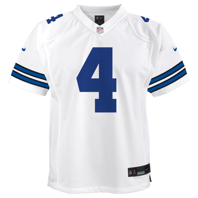 Nike Dak Prescott Blancas Dallas Cowboys Vapor F.U.S.E. Camiseta limitada Hombre