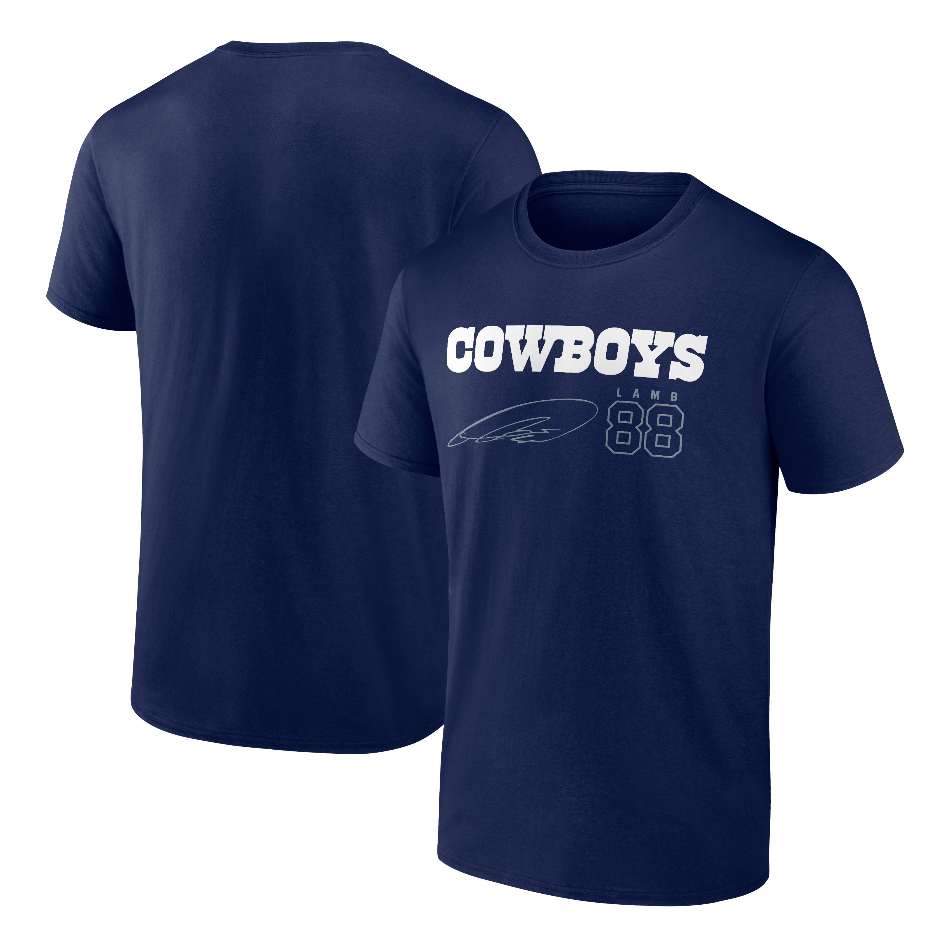 Playera Dallas Cowboys CeeDee Lamb 88  Edición Firmada