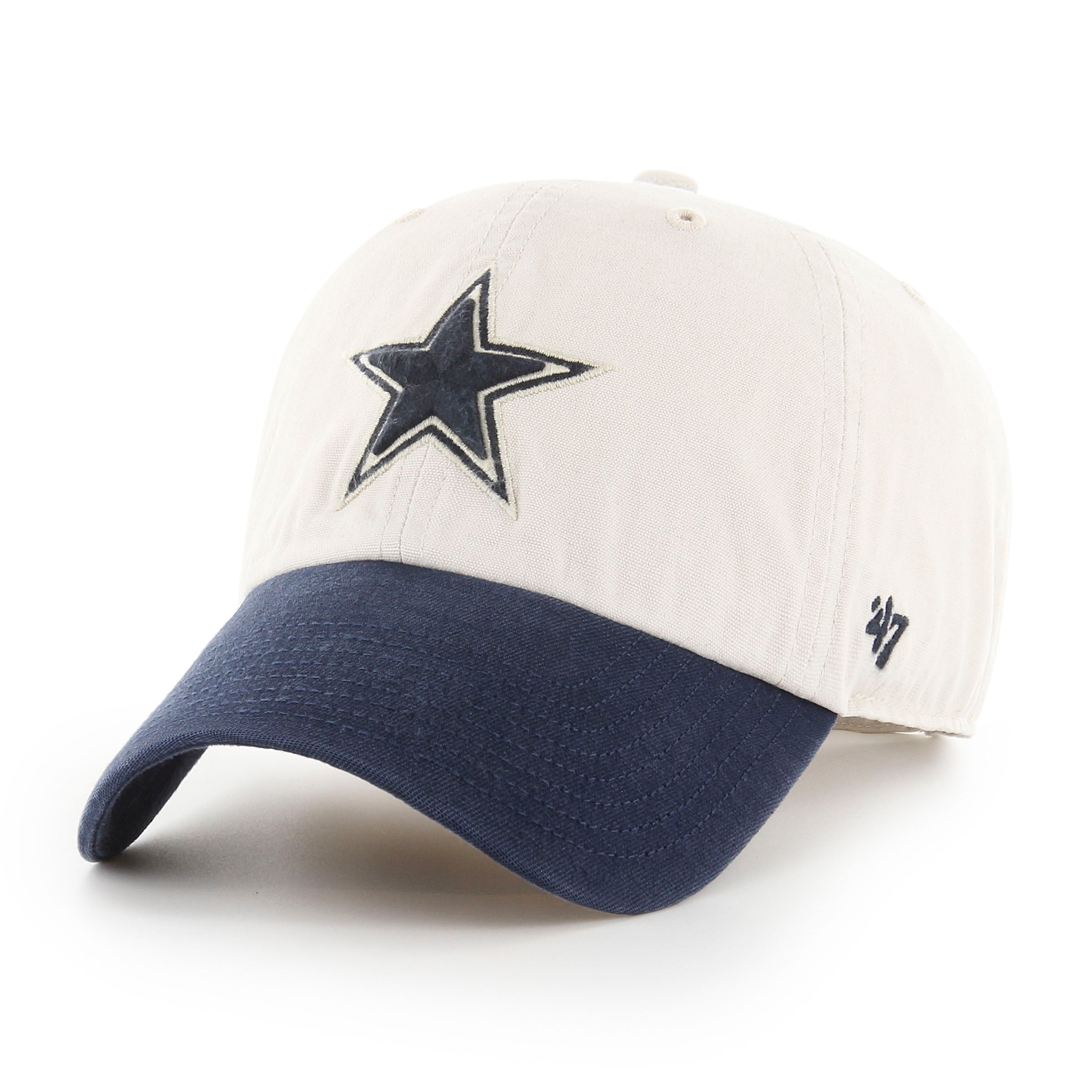Gorra Dallas Cowboys Vintage '47 Brand – Visera Azul Marino / Corona Beige
