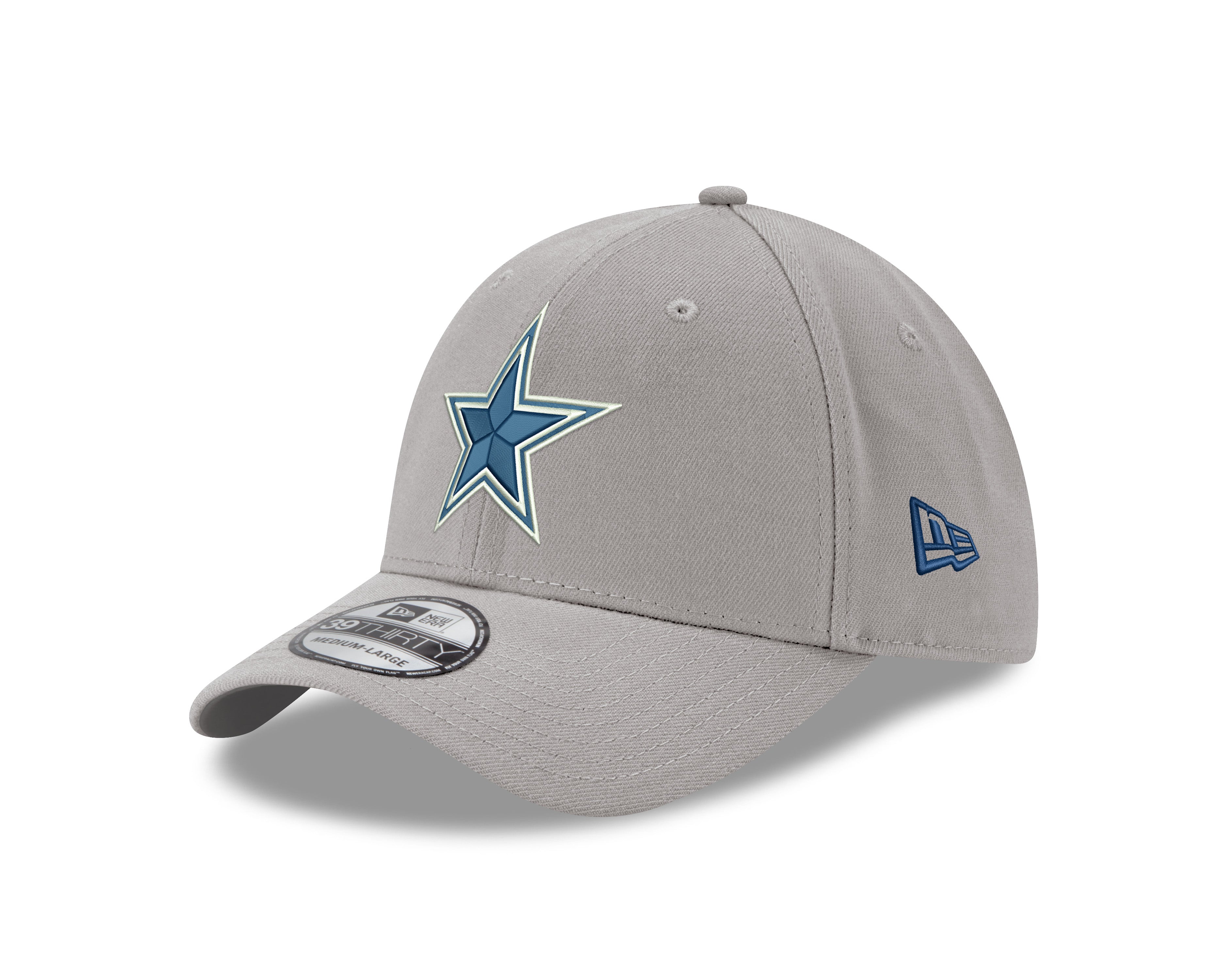 Gorra Gris Dallas Cowboys New Era 39THIRTY Stretch Fit