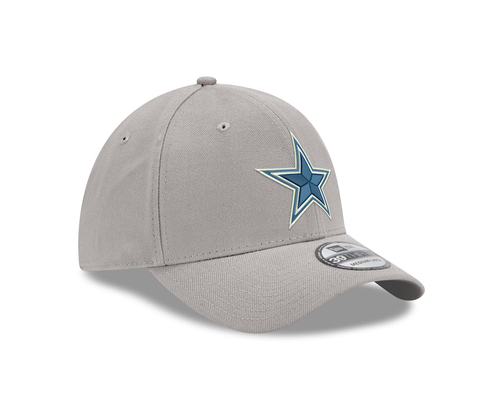 Gorra Gris Dallas Cowboys New Era 39THIRTY Stretch Fit