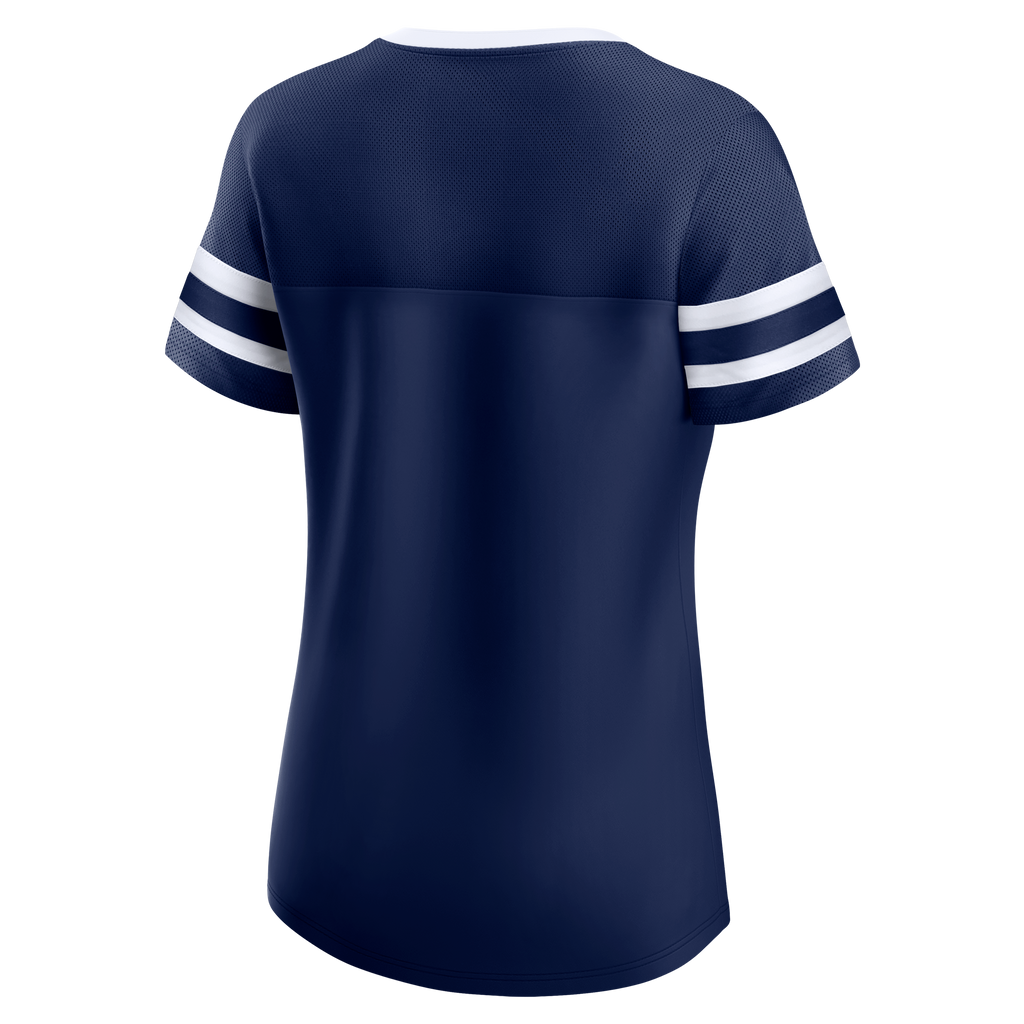 Jersey Dallas Cowboys Mujer Fanatics Lace-Up – Azul Marino/Blanco