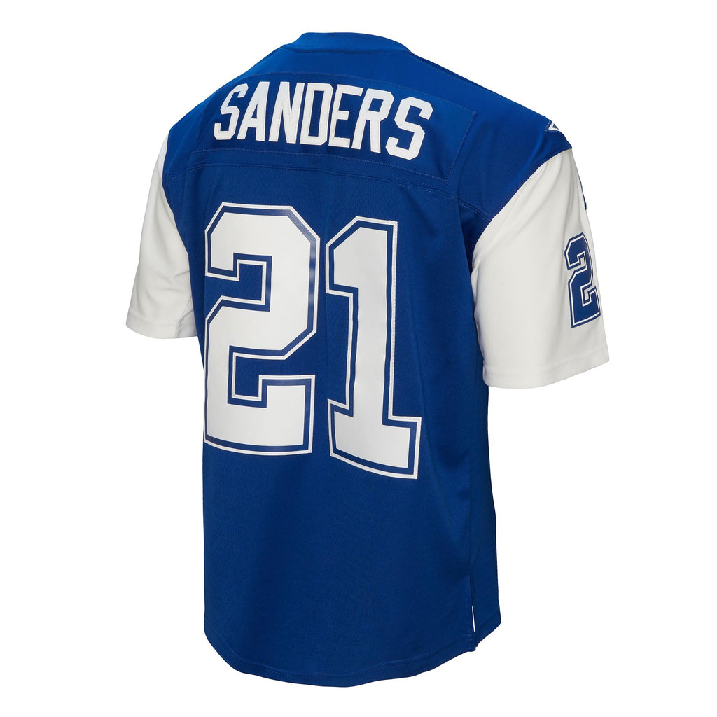Jersey Replica Mitchell & Ness Dallas Cowboys Deion Sanders 21 Throwback 1995