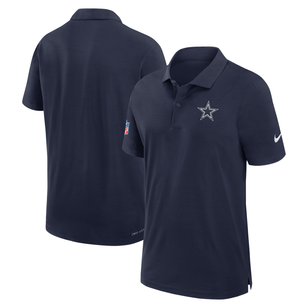 Polo Nike Dallas Cowboys  Sideline Coach Dri-FIT Azul Marino