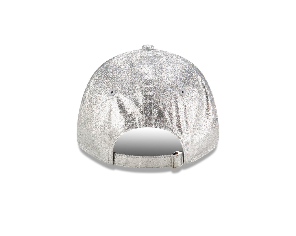 Gorra  New Era Dallas Cowboys Mujer 9FORTY Glitter Shine Plateado