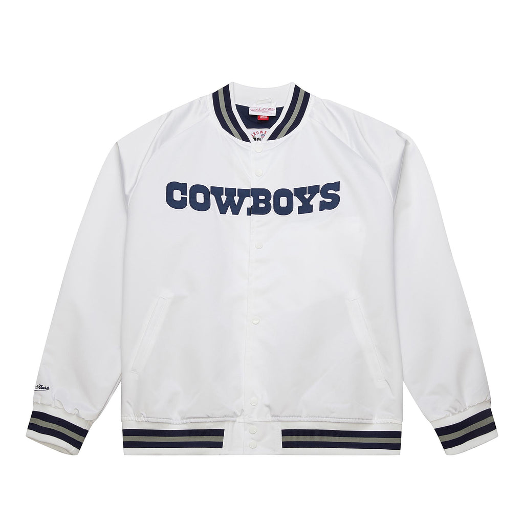 Chamarra Dallas Cowboys Mitchell & Ness Satin Varsity Jacket