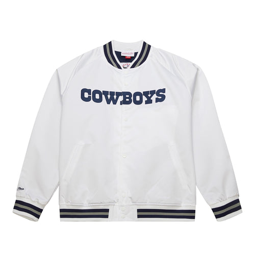 Chamarra Dallas Cowboys Mitchell & Ness Satin Varsity Jacket