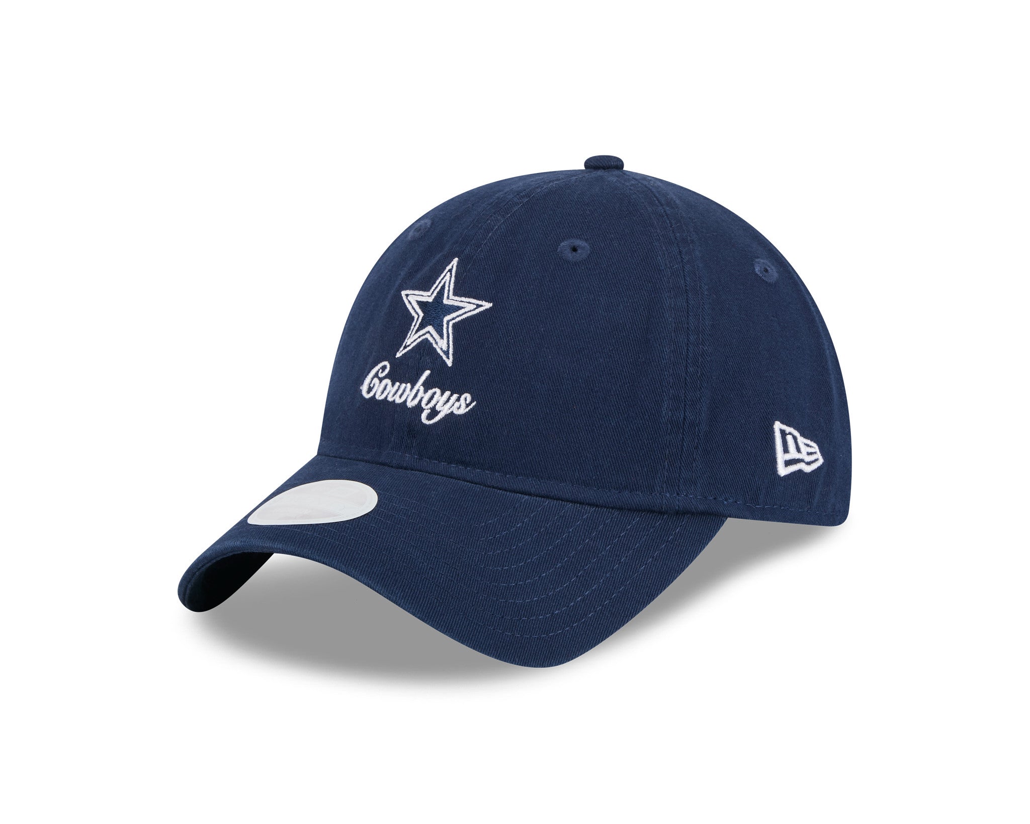 Gorra Dallas Cowboys Mujer New Era 9TWENTY Script Logo Azul Marino