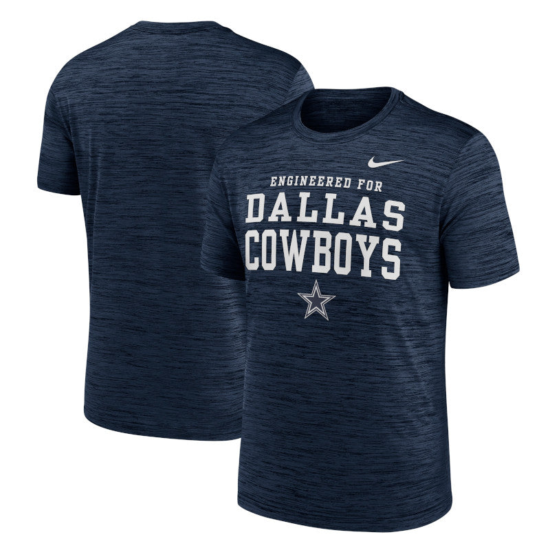 Camiseta Nike azul marino Dallas Cowboys Big & Tall Velocity Performance para hombre