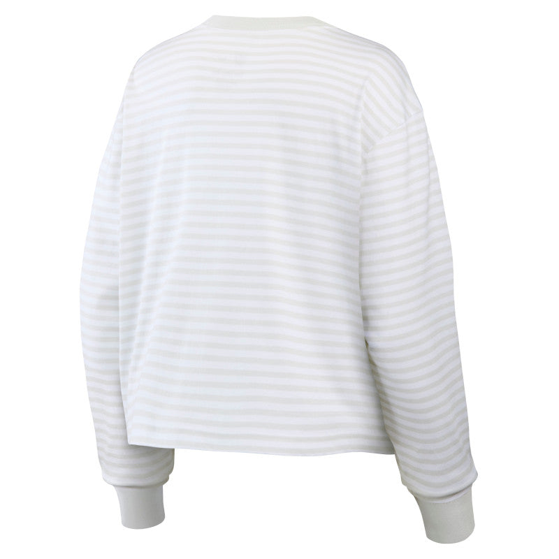 Camiseta corta de corte holgado Nike para mujer, de los Dallas Cowboys, en color blanco
