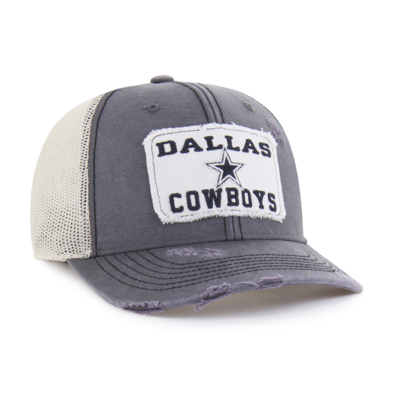 Gorra trucker ajustable «47» para hombre, de los Dallas Cowboys, en color carbón y con efecto desgastado, modelo Egremont