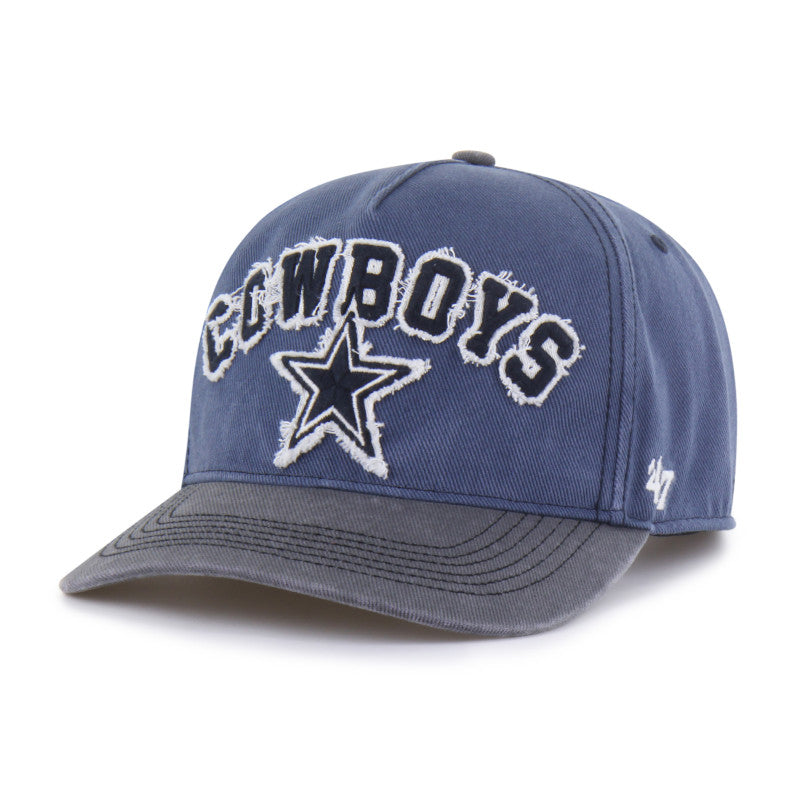 Gorra ajustable para hombre '47 de los Dallas Cowboys, color azul marino/carbón, modelo Calderwood Hitch, muy usada.