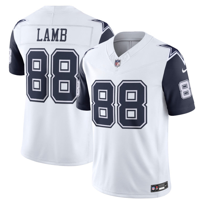 Hombre Nike CeeDee Lamb Blanco Dallas Cowboys 2nd Alternate Vapor Limited Jersey