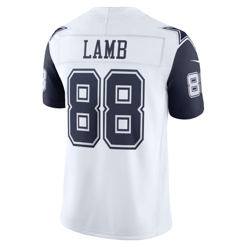 Hombre Nike CeeDee Lamb Blanco Dallas Cowboys 2nd Alternate Vapor Limited Jersey
