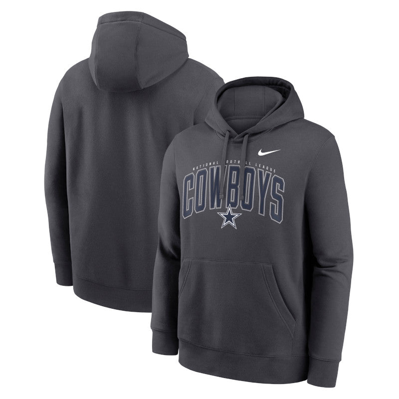 Dallas Cowboys Sudadera con gorro sin cierre Nike Therma de la NFL para hombre