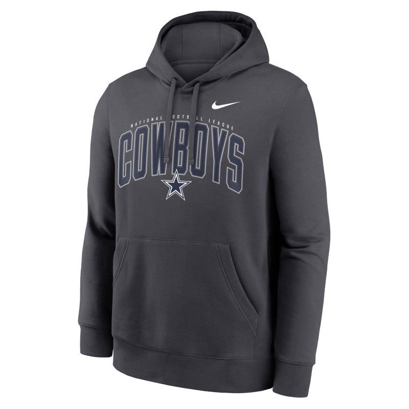 Dallas Cowboys Sudadera con gorro sin cierre Nike Therma de la NFL para hombre