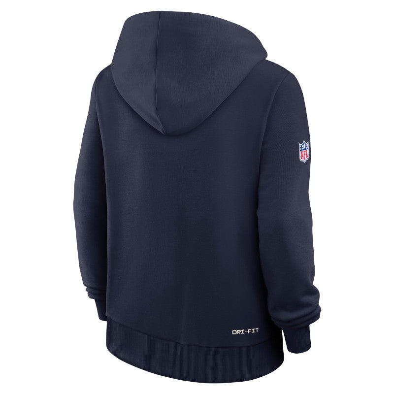 Dallas Cowboys Sideline Standard Issue Sudadera con gorro sin cierre Nike Dri-FIT de la NFL para hombre